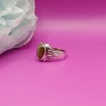 925 Silver Oval Grey Ring(on order)