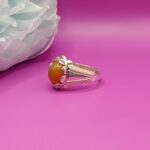 925 Silver Brown Stone Ring