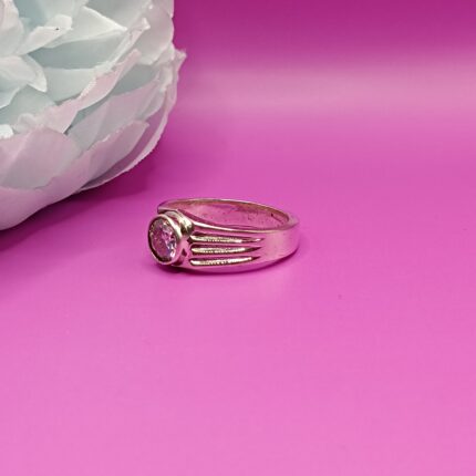 925 Silver White Stone Ring