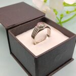 925 Silver White Stone Ring