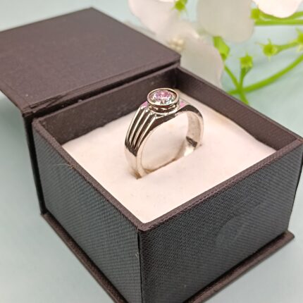925 Silver White Stone Ring