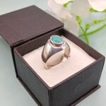 925 Silver Blue Turquoise Ring