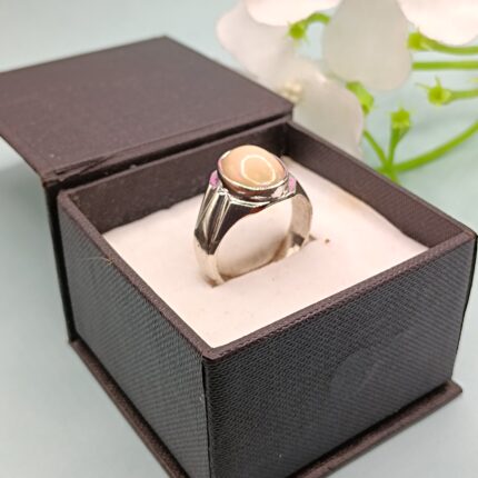 925 Silver Ring with Natural Stone