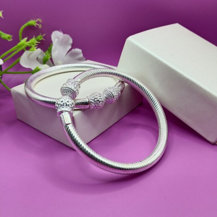 Pure Silver Antique Design Bangles