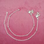 Pure Silver Beaded Payal