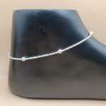 Pure Silver Beaded Payal