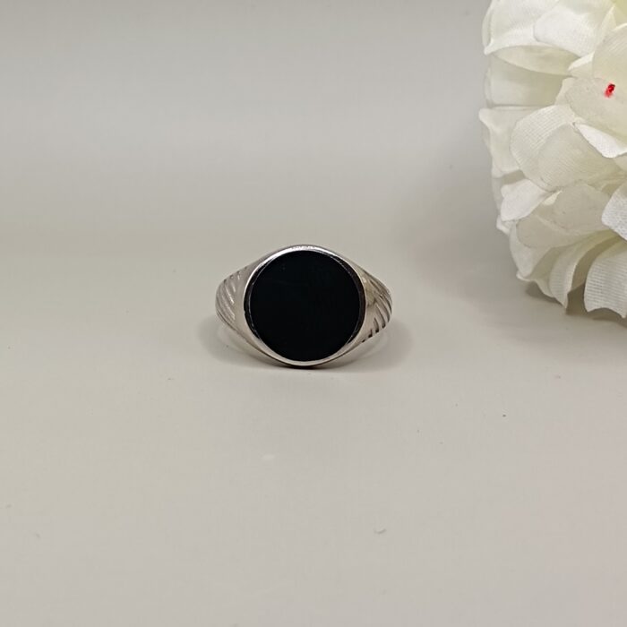 925 Silver Black Onyx Ring