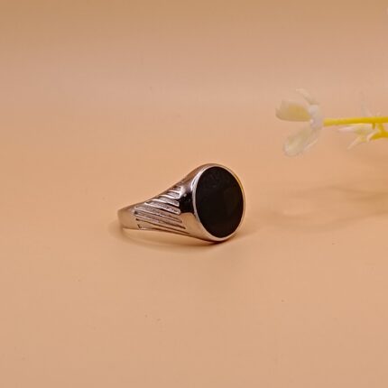 925 Silver Black Onyx Ring