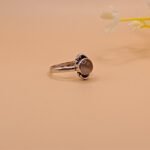 925 Silver Brown Stone Ring