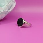 925 Silver Black Onyx Ring