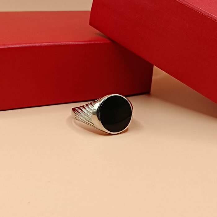925 Silver Black Onyx Ring