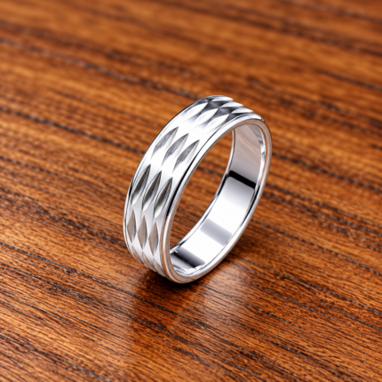 RippleMark Pure Silver Ring