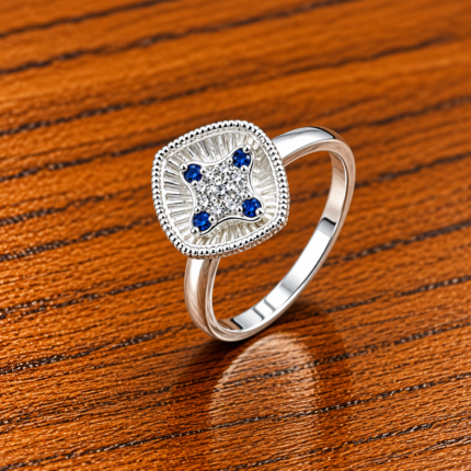 Royal Star Pure Silver Ring