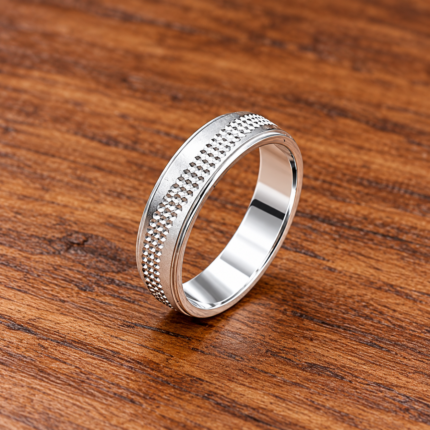 WaveLine Pure Silver Ring