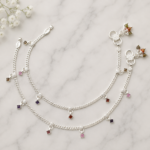 Fine Silver Payal Pair with Graceful Traditional Design