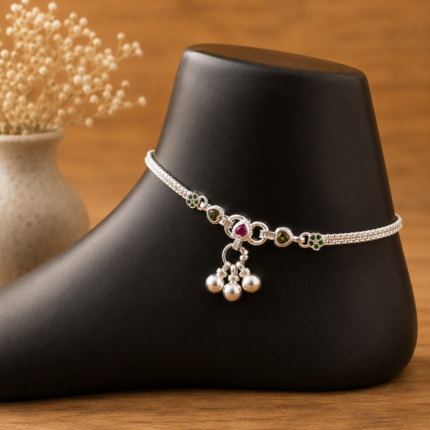 Classic Silver Payal for Girls & Women
