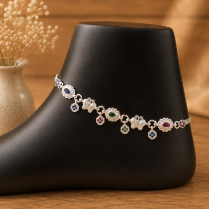 Classic Silver Payal for Girls & Women