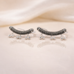Antique Pure Silver Oxidised Toe Rings