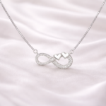 925 Silver Infinity Heart Pendant