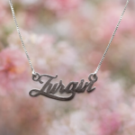 Sterling Silver Name Pendant – Symbol of Faith & Beauty(on order) (only pendant)