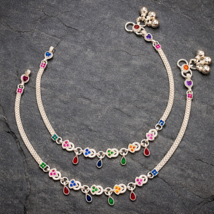 Classic Silver Payal for Daily and Etnic Wear