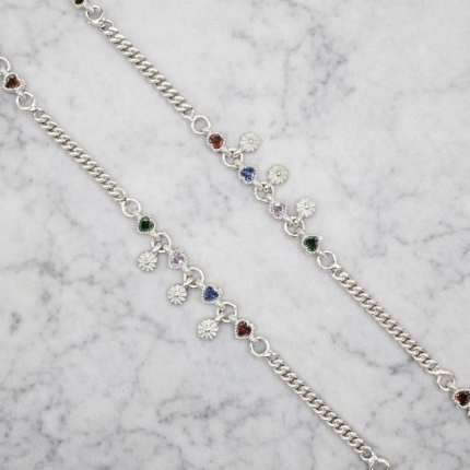 Elegant Silver Payal for Women