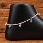 Stylish Pure Silver Payal