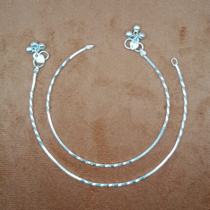 Traditional Pure Silver Payal