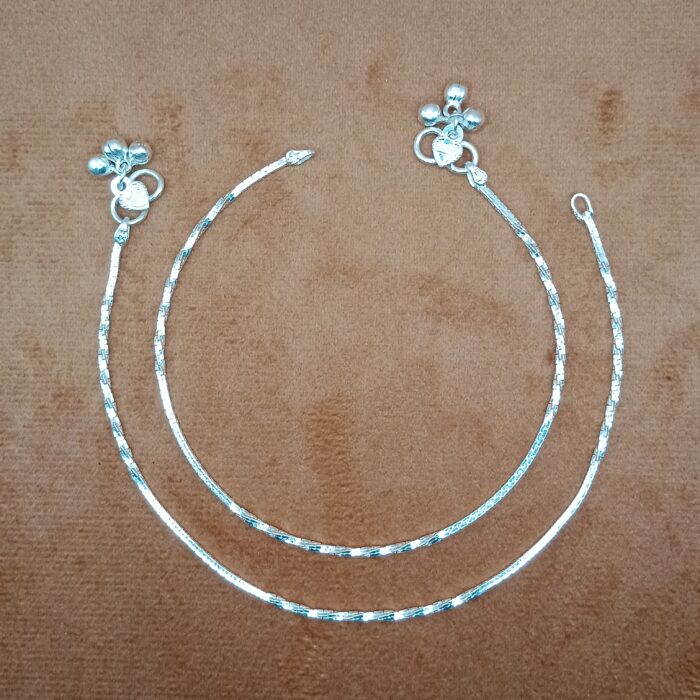 Traditional Pure Silver Payal