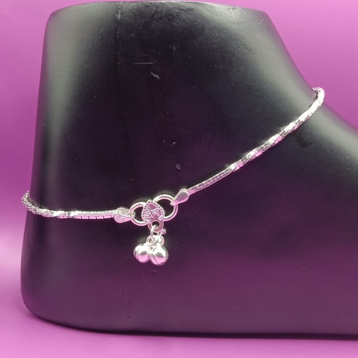 Traditional Pure Silver Payal