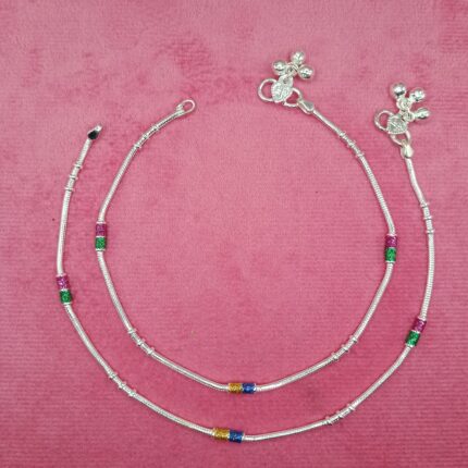 Elegant Pure Silver Payal