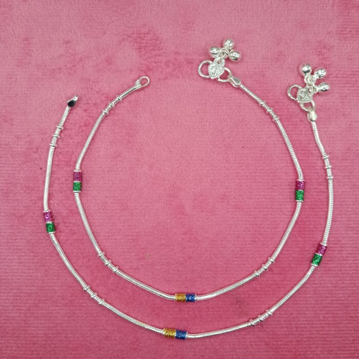 Elegant Pure Silver Payal