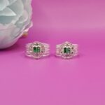 lotus-green-stone-pure-silver-toe-ring