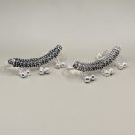 Antique Pure Silver Oxidised Toe Rings