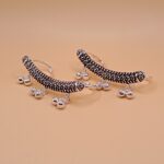 Antique Pure Silver Oxidised Toe Rings