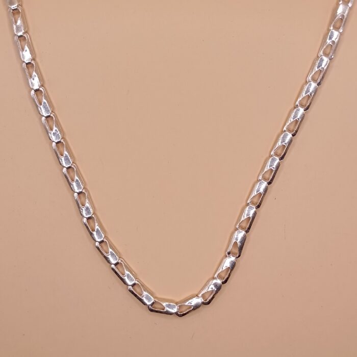 Pure Silver Figaro Link Chain
