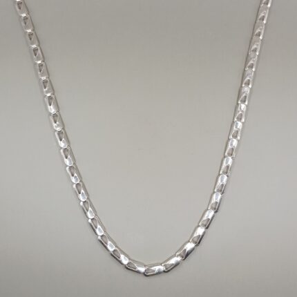 Pure Silver Figaro Link Chain