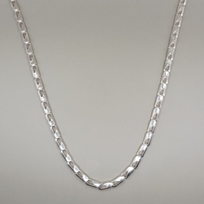 Pure Silver Figaro Link Chain