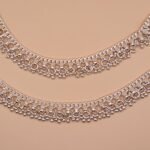 Intricate Pure Silver Payal with Designer Ghungroo Work