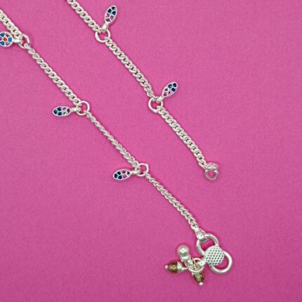 Stylish Pure Silver Payal