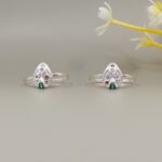 Oval Design Pure Silver Toe Rings