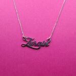 Sterling Silver Name Pendant – Symbol of Faith & Beauty(on order) (only pendant)