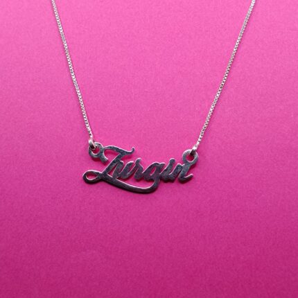 Sterling Silver Name Pendant – Symbol of Faith & Beauty(on order) (only pendant)