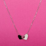 925 Silver Twin Heart Pendant