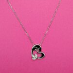 925 Silver Heart Leaf Pendant