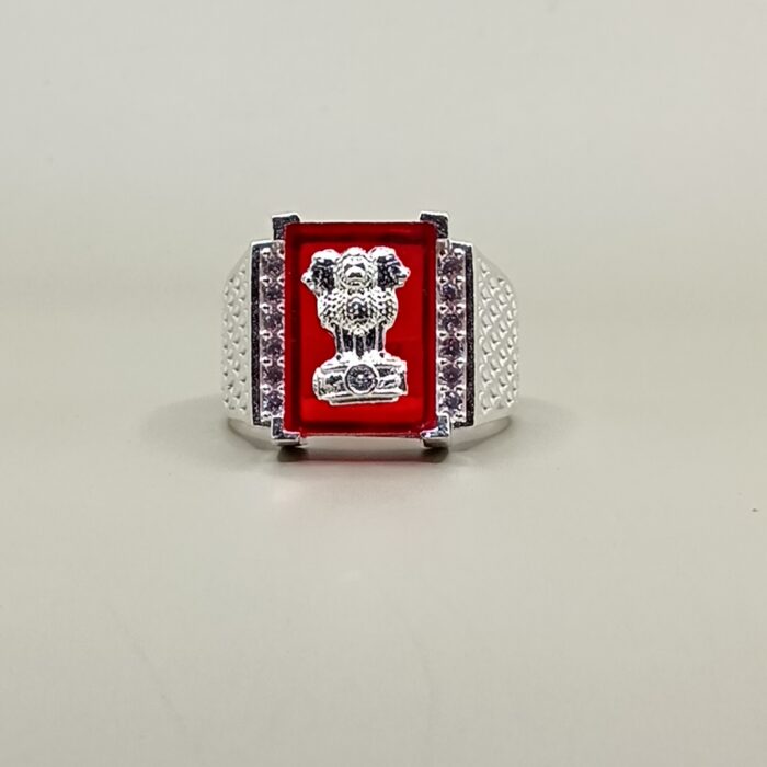 925 Silver Ashoka Pillar Ring