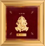 24K Handmade Ganesha Gold Frames – Auspicious & Elegant