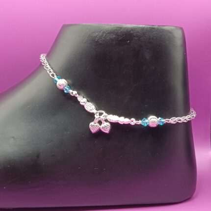 Fine Silver Payal Pair with Elegant Detailing