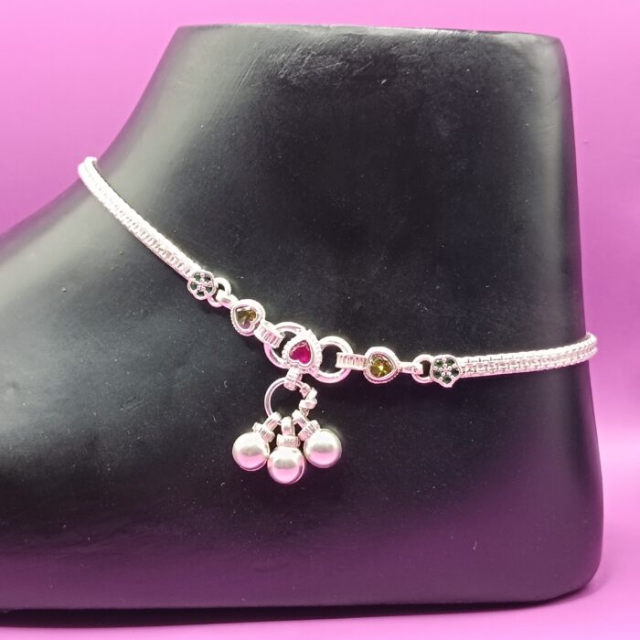 Classic Silver Payal for Girls & Women