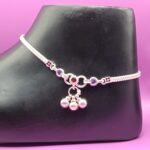 Handcrafted Pure Silver Payal for Women